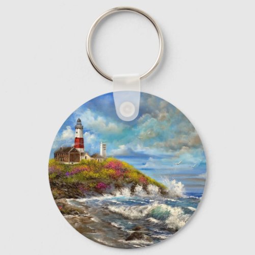 Montauk Point Lighthouse Keychain