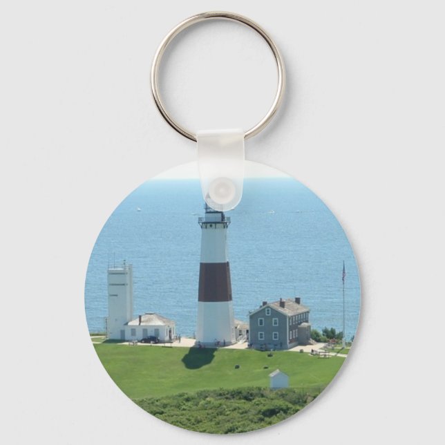 Montauk Point Lighthouse Keychain (Front)