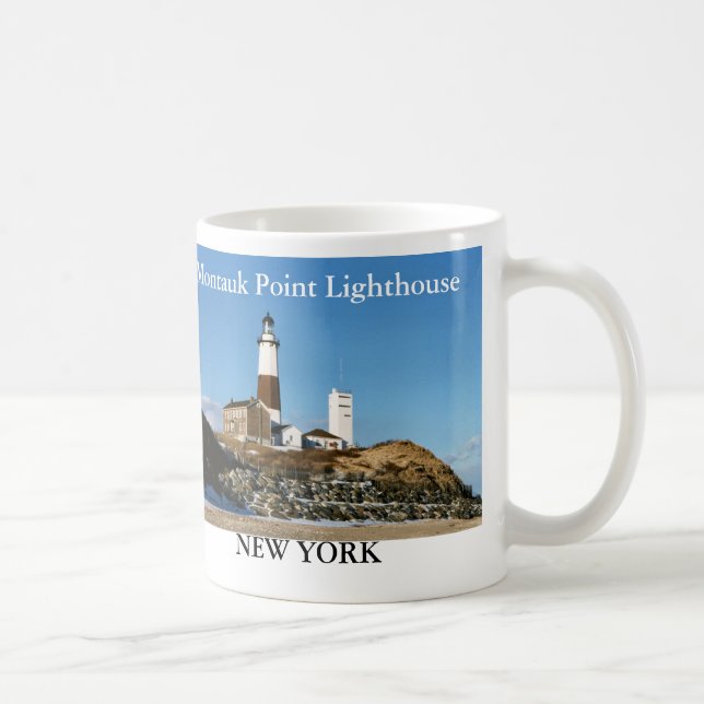 Montauk Point Lighthouse, New York Mug (Right)