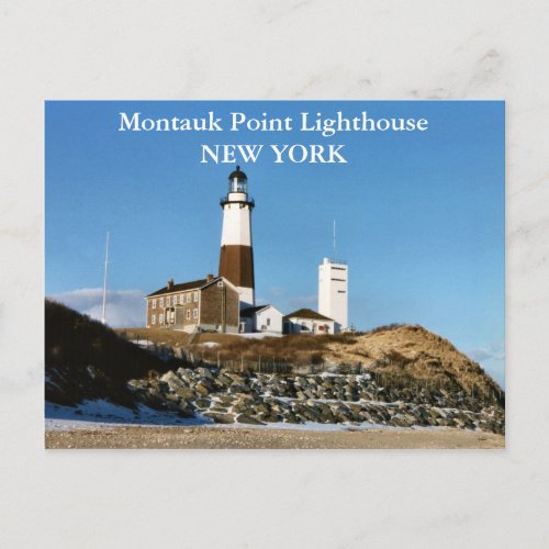 Montauk Point Lighthouse New York Postcard