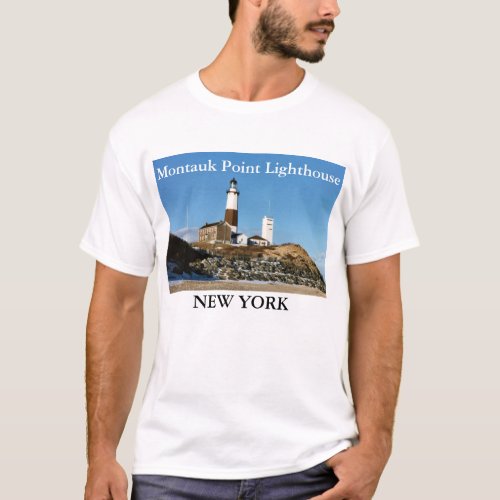 Montauk Point Lighthouse New York T_Shirt