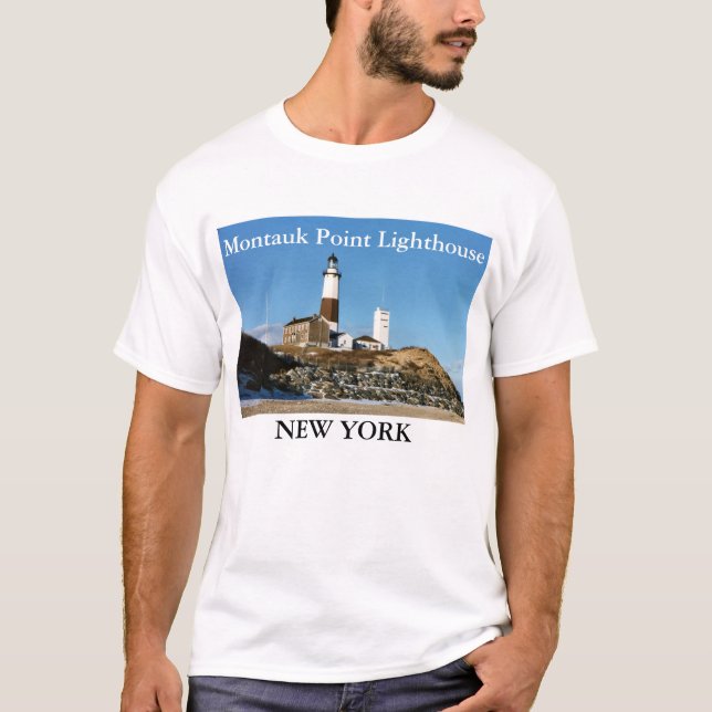 Montauk Point Lighthouse, New York T-Shirt (Front)