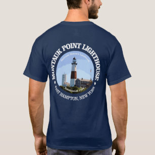 Montauk New York NY College University Style Navy T-Shirt