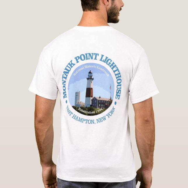 Montauk Point Lighthouse T-Shirt (Back)