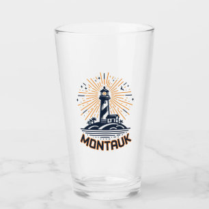 Montauk Point New York Lighthouse Sunrise Glass