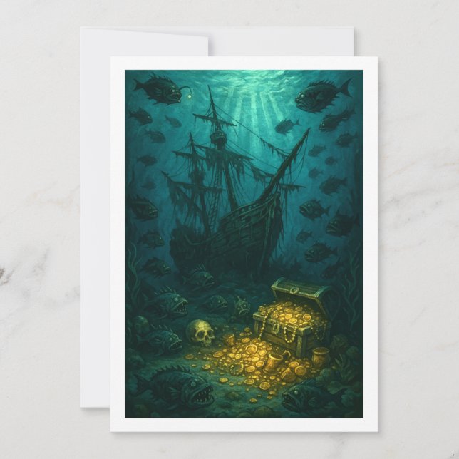 Montauk Salvage Co. Shipwreck Card 5x7 (Front)