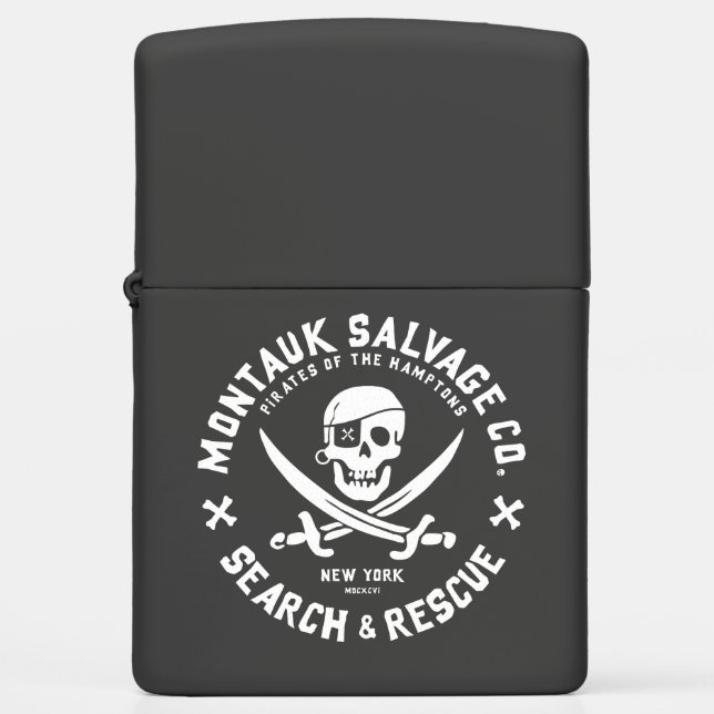 Montauk Salvage Company Zippo Lighter (Front)