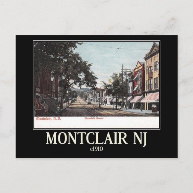 Montclair, New Jersey, Vintage Postcard (Front)