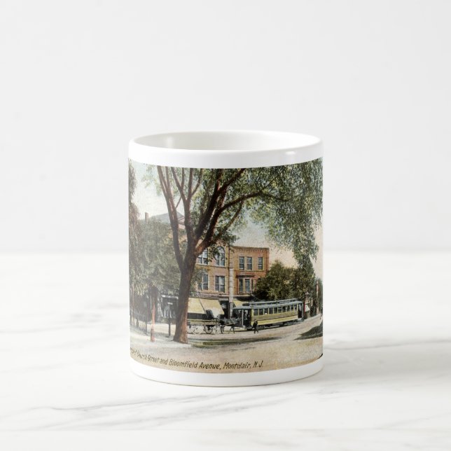 Montclair NJ 1908 Vintage Coffee Mug (Center)