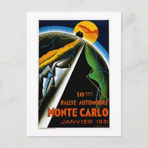 Monte Carlo 1931 Postcard