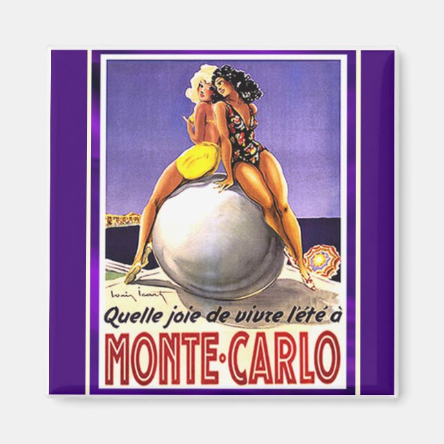 Monte Carlo Bathing Beauties Magnet (Front)
