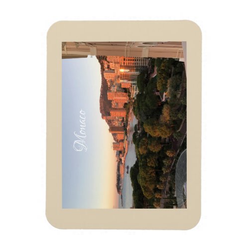 Monte Carlo Bay at Sunrise by Sun Moon  Etoiles Magnet
