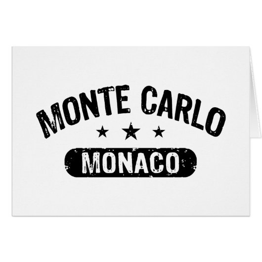 Monte Carlo Cards (Front Horizontal)