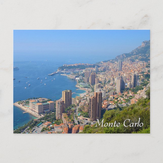 Monte Carlo in Monaco  Postcard (Front)