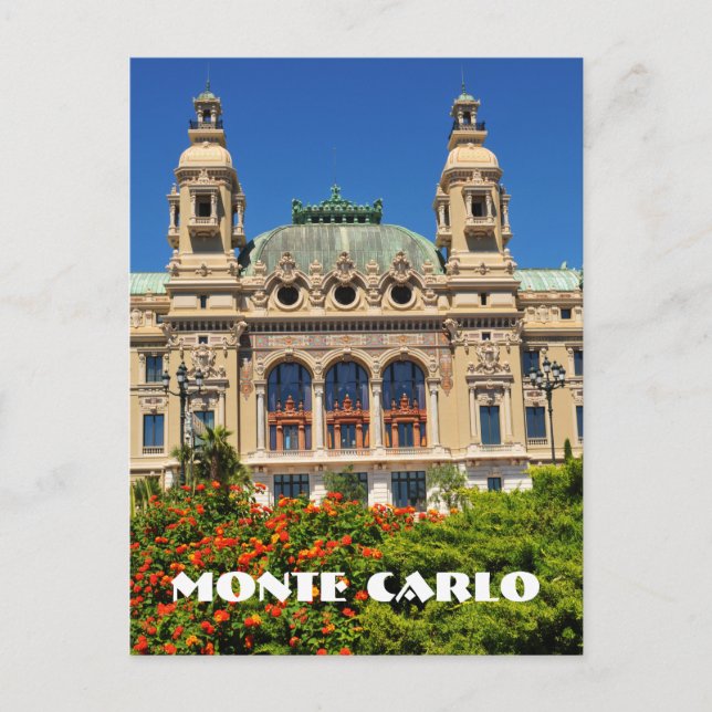 Monte Carlo in Monaco Postcard (Front)