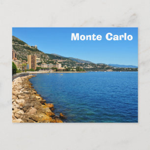 Monte  Carlo in Monaco Postcard