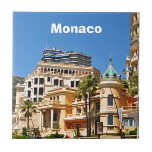 Monte Carlo in Monaco Tile