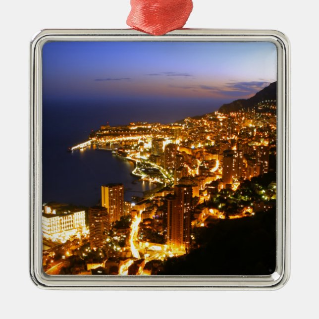 Monte Carlo, Monaco Metal Ornament (Front)