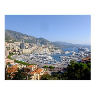 Monte Carlo Monaco Travel Postcard
