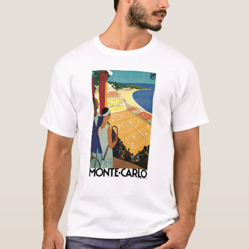 Monte Carlo Monaco Vintage Travel T_Shirt