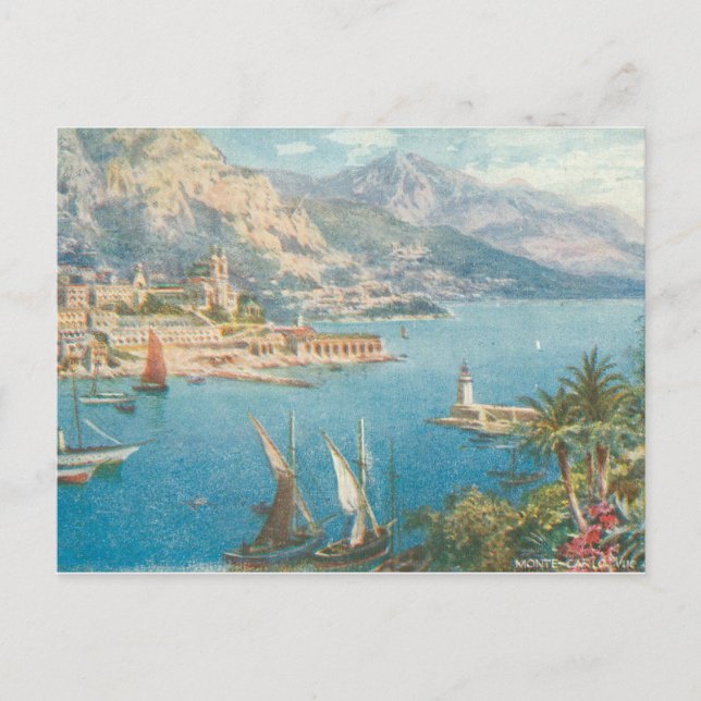 Monte Carlo Sea View Postcard (Front)