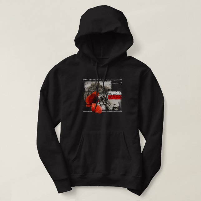 Monte Cassino Battle WW2 Czerwone Maki Poland Hoodie (Design Front)