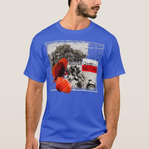 Monte Cassino Italy WW2 T_Shirt