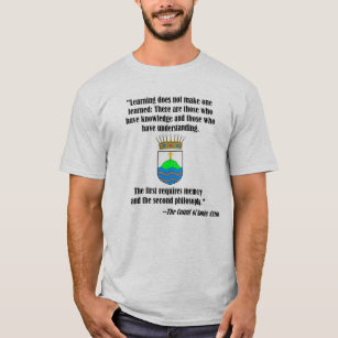 Monte Cristo "Knowledge vs Understanding" t-shirt