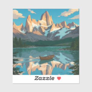 Monte Fitz Roy Patagonia Sticker