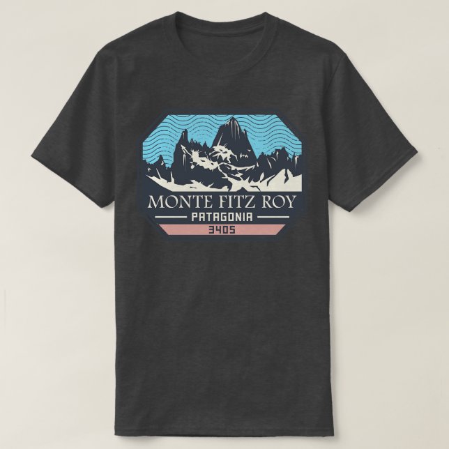Monte Fitz Roy Patagonia T-Shirt (Design Front)