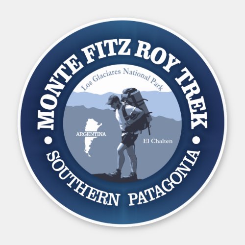 Monte Fitz Roy Trek BG Sticker