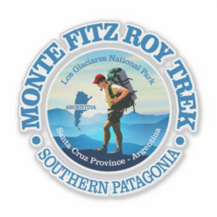 Monte Fitz Roy Trek (C) Sticker