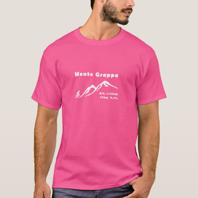 Monte Grappa, Italy, Giro, Cycling, Alps, Bicycle T-Shirt (Front)