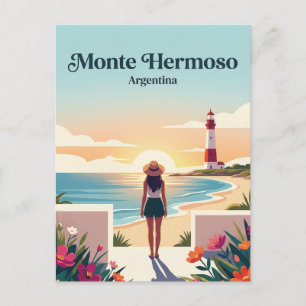 Monte Hermoso Argentina Postcard