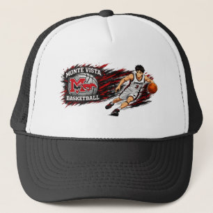 Monte Vista Basketball Anime Player Trucker Hat