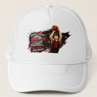 Monte Vista Basketball Anime Player Trucker Hat 15