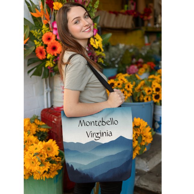 Montebello VA Blue Ridge Mountains Aesthetic  Tote Bag (Creator Uploaded)