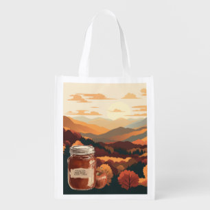 Montebello VA Blue Ridge Mountains Apple Butter Grocery Bag