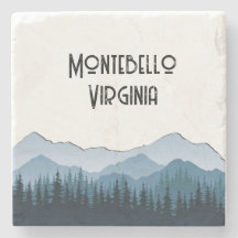 Montebello VA Blue Ridge Mountains Custom Blue