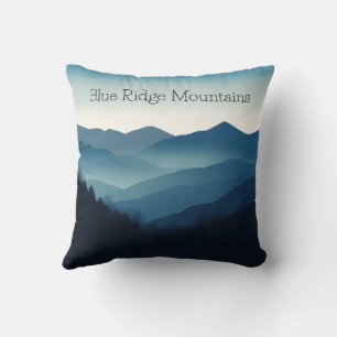 Montebello VA Blue Ridge Mountains Custom Cabin P Throw Pillow