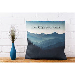 Montebello VA Blue Ridge Mountains Custom Cabin P Throw Pillow
