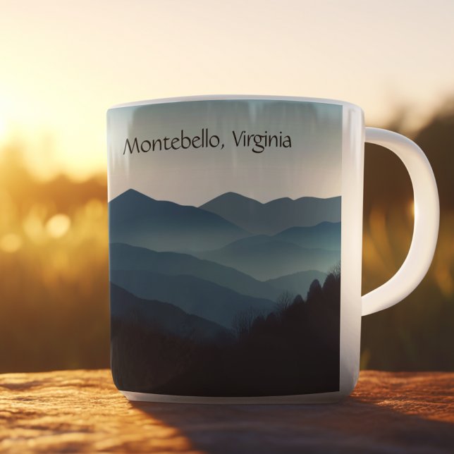 Montebello VA Blue Ridge Mountains Custom Coffee Mug (Creator Uploaded)