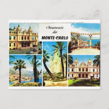 Montecarlo  Early Multiview Postcard by Franceimages at Zazzle
