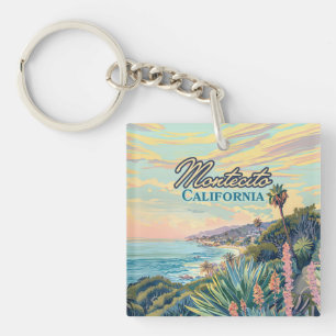 Montecito California Santa Barbara Coastline Keychain