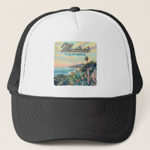 Montecito California Santa Barbara Coastline Trucker Hat