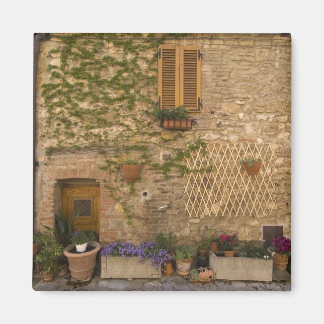 Montefollonico, Val d'Orcia, Siena province, Magnet (Front)