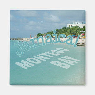 Montego Bay Jamaica Travel Photo Souvenir Magnet