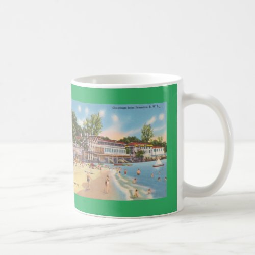 Montego Bay Jamaica Vintage Photo _ Doctors Cave Coffee Mug