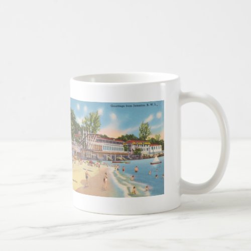 Montego Bay Jamaica Vintage Photo _ Doctors Cave Coffee Mug