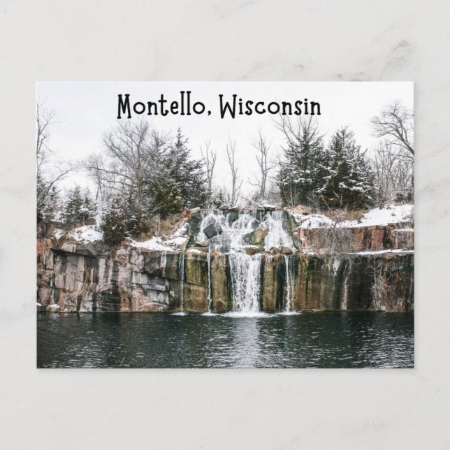 Montello Wisconsin Souvenir Postcard (Front)